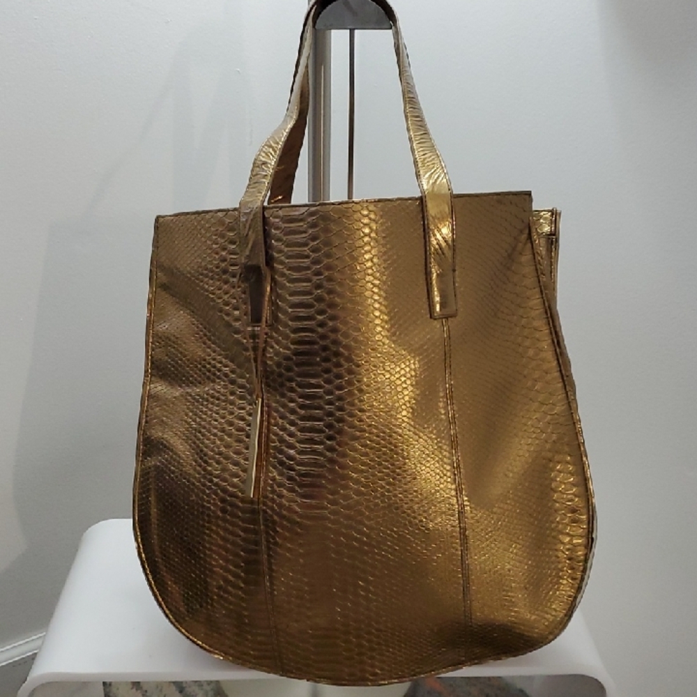 Devi Kroell Gold Women's Tote Bag